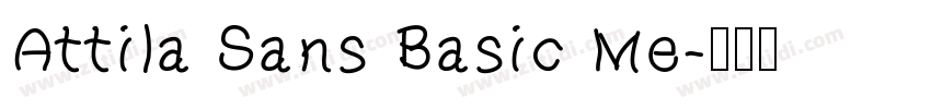 Attila Sans Basic Me字体转换